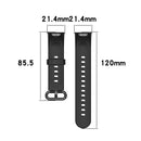For Xiaomi Redmi Watch 2 Solid Color Silicone Strap Watch Band(Black)