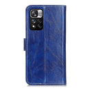 For Xiaomi Redmi Note 11 Pro / Redmi Note 11 Pro+ 5G / Mi 11i Retro Crazy Horse Texture Horizontal Flip Leather Phone Case with Holder & Card Slots & Photo Frame & Wallet(Blue)