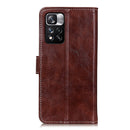 For Xiaomi Redmi Note 11 Pro / Redmi Note 11 Pro+ 5G / Mi 11i Retro Crazy Horse Texture Horizontal Flip Leather Phone Case with Holder & Card Slots & Photo Frame & Wallet(Brown)