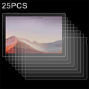 25 PCS For Microsoft Surface Pro 7 9H 0.3mm Explosion-proof Tempered Glass Film