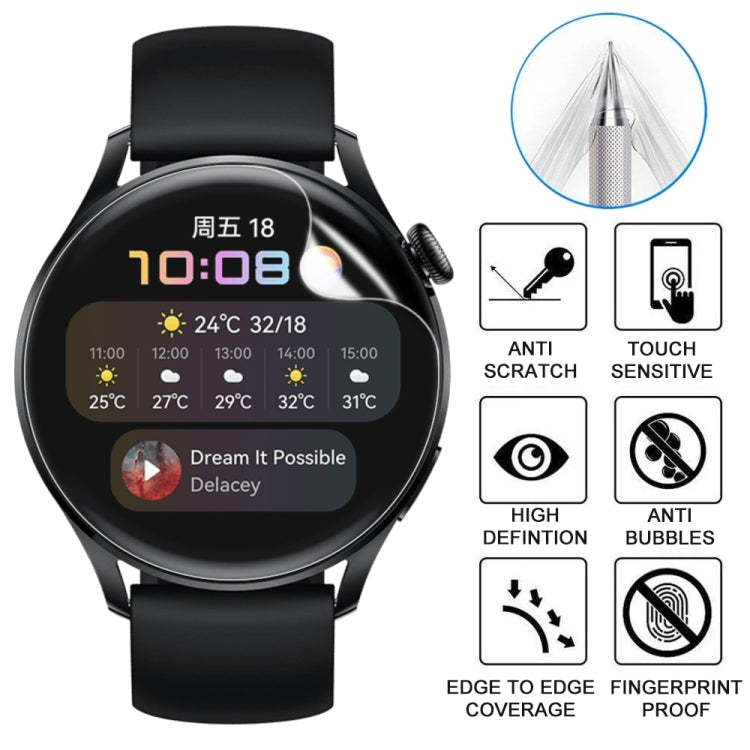 For Huawei Watch 3 Soft Hydrogel Film Watch Screen Protector