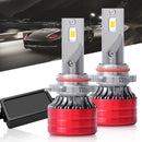 1 Pair F5 9005 DC9-23V / 24W / 6500K / 2500LM IP67 Car LED 3570 Lamp Beads Headlight(White Light)