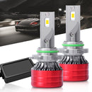 1 Pair F5 9006 DC9-23V / 24W / 6500K / 2500LM IP67 Car LED 3570 Lamp Beads Headlight(White Light)