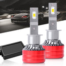 1 Pair F5 H1 DC9-23V / 24W / 6500K / 2500LM IP67 Car LED 3570 Lamp Beads Headlight(White Light)