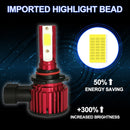 1 Pair F7 9005 DC9-36V / 22W / 2200LM IP67 Car LED COB Lamp Beads Headlight(8000K Ice Blue Light)