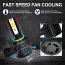 1 Pair F7 9006 DC9-36V / 22W / 2200LM IP67 Car LED COB Lamp Beads Headlight(6000K White Light)