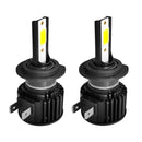1 Pair F7 H7 DC9-36V / 22W / 2200LM IP67 Car LED COB Lamp Beads Headlight(6000K White Light)