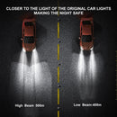 1 Pair F7 H7 DC9-36V / 22W / 2200LM IP67 Car LED COB Lamp Beads Headlight(6000K White Light)
