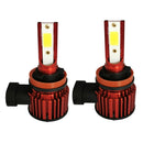 1 Pair F7 H11 DC9-36V / 22W / 2200LM IP67 Car LED COB Lamp Beads Headlight(8000K Ice Blue Light)