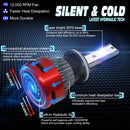 1 Pair F10 880 DC9-23V / 24W / 2500LM / 6000K IP67 Car LED 3570 Lamp Beads Headlight(White Light)