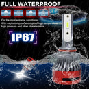 1 Pair F10 9005 DC9-23V / 24W / 2500LM / 6000K IP67 Car LED 3570 Lamp Beads Headlight(White Light)
