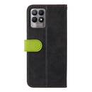 For OPPO Realme 8i Business Stitching-Color Horizontal Flip PU Leather Phone Case(Green)
