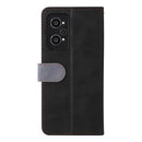 For OPPO Realme GT Neo2 Business Stitching-Color Horizontal Flip PU Leather Phone Case(Gray)