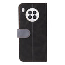 For Huawei nova 8i / Honor 50 Lite 5G Business Stitching-Color Horizontal Flip PU Leather Phone Case(Gray)