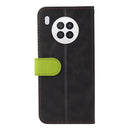 For Huawei nova 8i / Honor 50 Lite 5G Business Stitching-Color Horizontal Flip PU Leather Phone Case(Green)