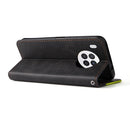 For Huawei nova 8i / Honor 50 Lite 5G Business Stitching-Color Horizontal Flip PU Leather Phone Case(Green)