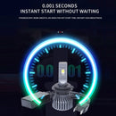 1 Pair G8 Plus H1 DC9-16V / 30W / 8000LM / 6000K IP67 Car LED 3570 Lamp Beads Headlight(White Light)
