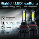 1 Pair V6 9005 DC9-36V / 22W / 2200LM / 6000K IP68 Car LED COB Lamp Beads Headlight