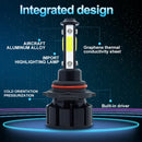 1 Pair V6 9012 DC9-36V / 22W / 2200LM / 6000K IP68 Car LED COB Lamp Beads Headlight