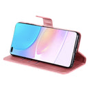 For Huawei nova 8i / Honor 50 Lite Calf Texture Zipper Horizontal Flip Leather Phone Case(Rose Gold)