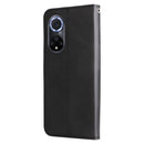 For Huawei nova 9 / Honor 50 5G Calf Texture Zipper Horizontal Flip Leather Phone Case(Black)