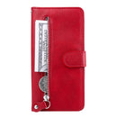 For Huawei nova 9 / Honor 50 5G Calf Texture Zipper Horizontal Flip Leather Phone Case(Red)