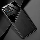 For Xiaomi Redmi Note 11 Pro/11 Pro+ All-inclusive Leather + Organic Glass Protective Case with Metal Iron Sheet(Black)