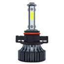 1 Pair V7 5202 DC9-36V / 22W / 2200LM / 6000K IP68 Car LED COB Lamp Beads Headlight(White Light)