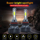 1 Pair V7 9012 DC9-36V / 22W / 2200LM / 6000K IP68 Car LED COB Lamp Beads Headlight(White Light)
