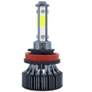 1 Pair V7 H11 DC9-36V / 22W / 2200LM / 6000K IP68 Car LED COB Lamp Beads Headlight(White Light)
