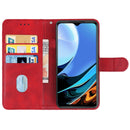 Leather Phone Case For Xiaomi Redmi 9C NFC(Red)