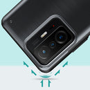 For Xiaomi 11 T / 11T Pro Four-corner Shockproof TPU + PC Phone Case(Black)