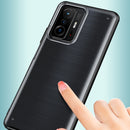 For Xiaomi 11 T / 11T Pro Four-corner Shockproof TPU + PC Phone Case(Black)