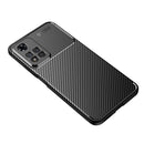 For Xiaomi Redmi Note 11 Pro Carbon Fiber Texture Shockproof TPU Phone Case(Black)