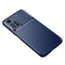 For Xiaomi Redmi Note 11 Pro Carbon Fiber Texture Shockproof TPU Phone Case(Blue)