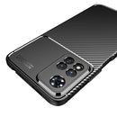 For Xiaomi Redmi Note 11 Pro Carbon Fiber Texture Shockproof TPU Phone Case(Blue)