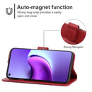 Leather Phone Case For Tecno Spark 7 Pro(Red)