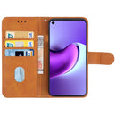 Leather Phone Case For Tecno Spark 7 Pro(Brown)