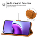 Leather Phone Case For Tecno Spark 7 Pro(Brown)