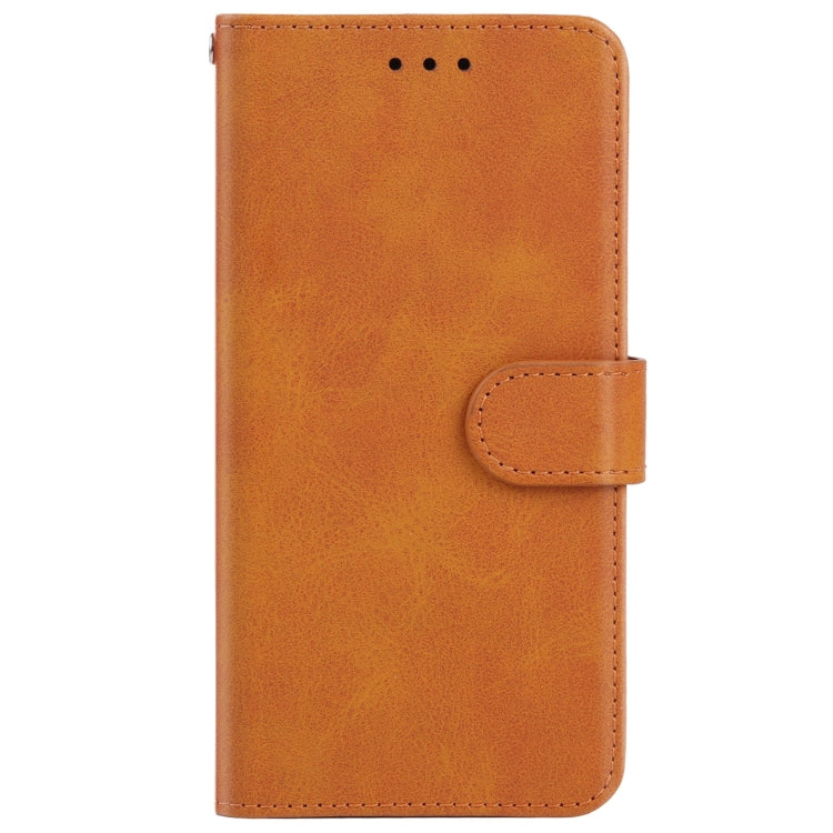 Leather Phone Case For Tecno Spark Go 2020(Brown)