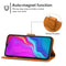 Leather Phone Case For Tecno Spark Go 2020(Brown)