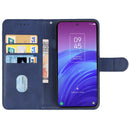 Leather Phone Case For TCL 20L(Blue)