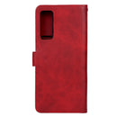 Leather Phone Case For TCL 20L(Red)