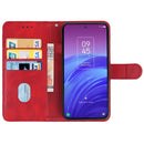 Leather Phone Case For TCL 20L(Red)