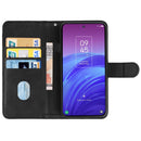 Leather Phone Case For TCL 20L(Black)