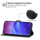 Leather Phone Case For TCL 20L(Black)