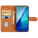 Leather Phone Case For TCL 20L+(Brown)