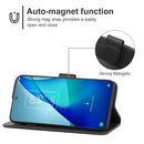 Leather Phone Case For TCL 20L+(Black)