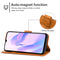 Leather Phone Case For Blackview A70(Brown)