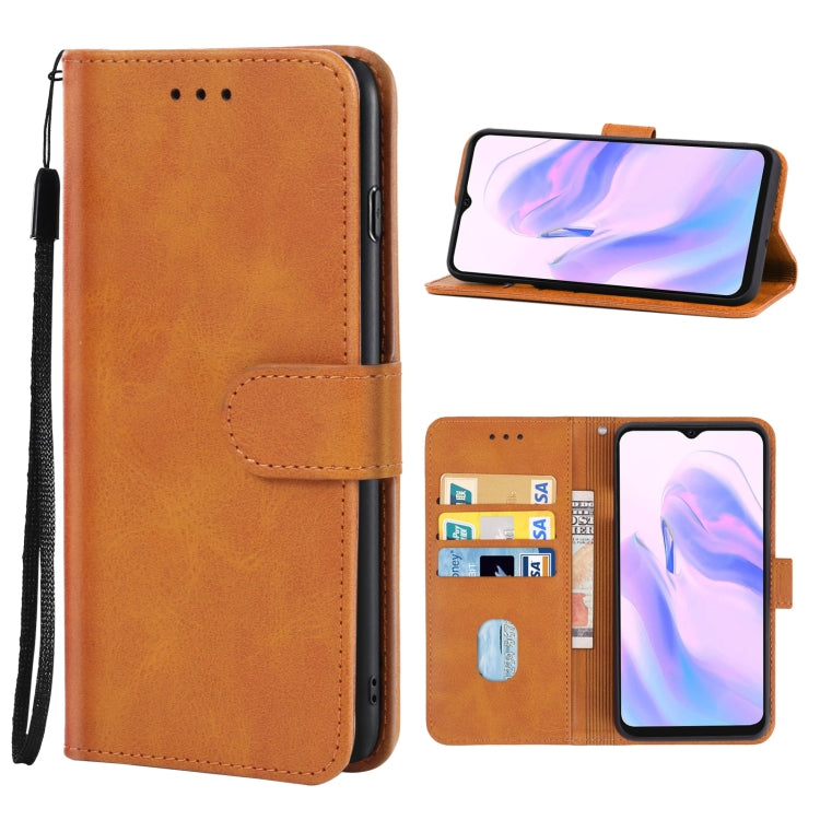 Leather Phone Case For Blackview A70(Brown)